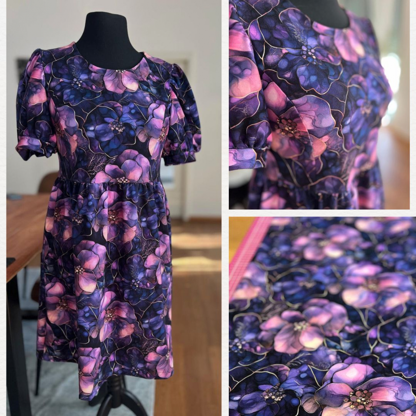 Stoff des Tages: Bio Viskosejersey mit Überbreite: Eigenproduktion Abendstund von Graustufen-Stoffe